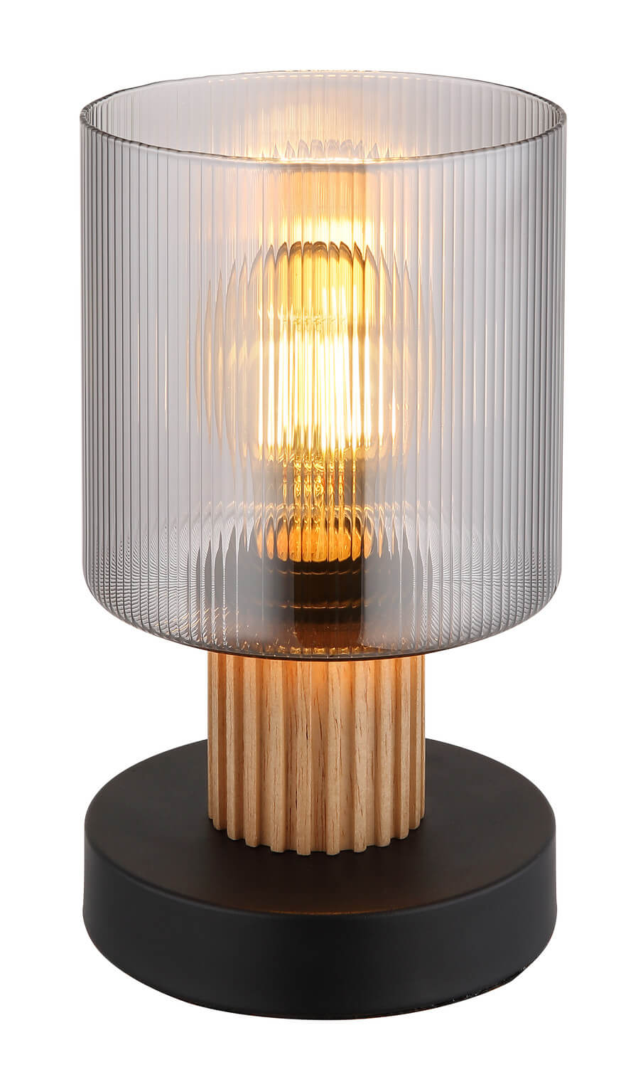 Lampe à poser Aleidis noire mat