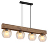 Suspension Barry I noire mat (15773-4H)