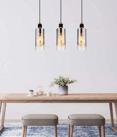 Suspension Osborne noire mat (15777-3H)