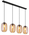 Suspension Jefrey noire mat (15794-4HA)