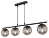 Suspension Blama noire mat (15830-4H)