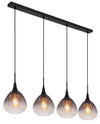 Suspension Olsen noire mat (15887-4H)
