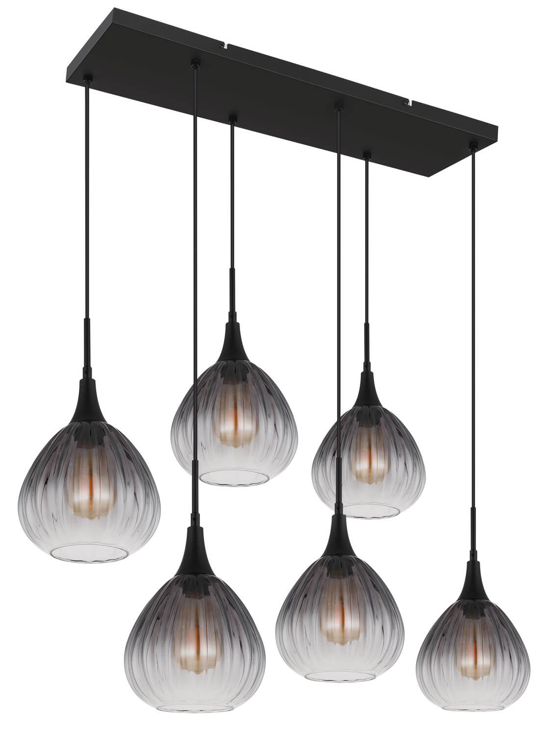Suspension Olsen noire mat (15887-6H)