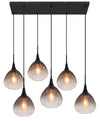 Suspension Olsen noire mat (15887-6H)