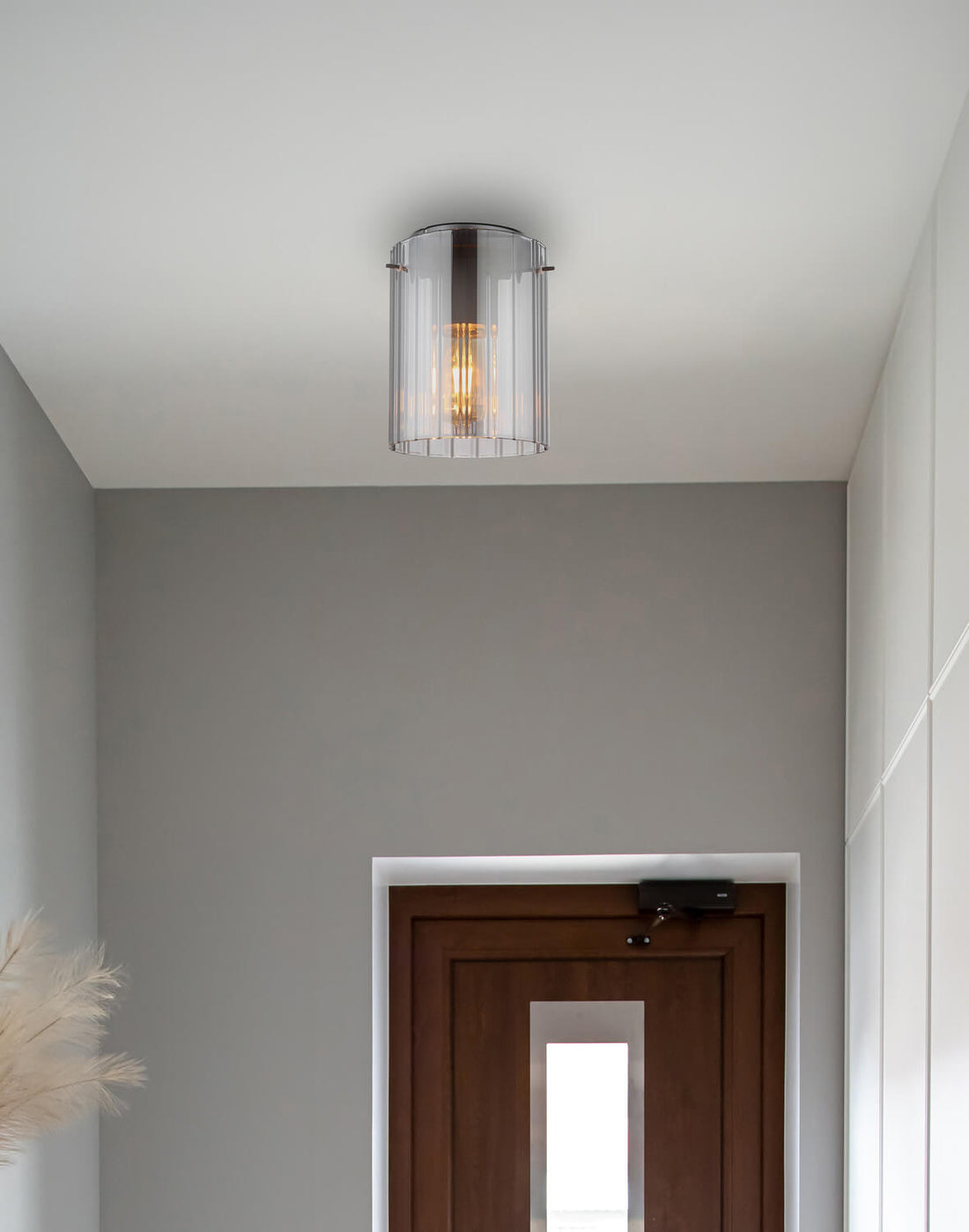 Luminaire plafonnier | Tulivar Gris H 23 cm