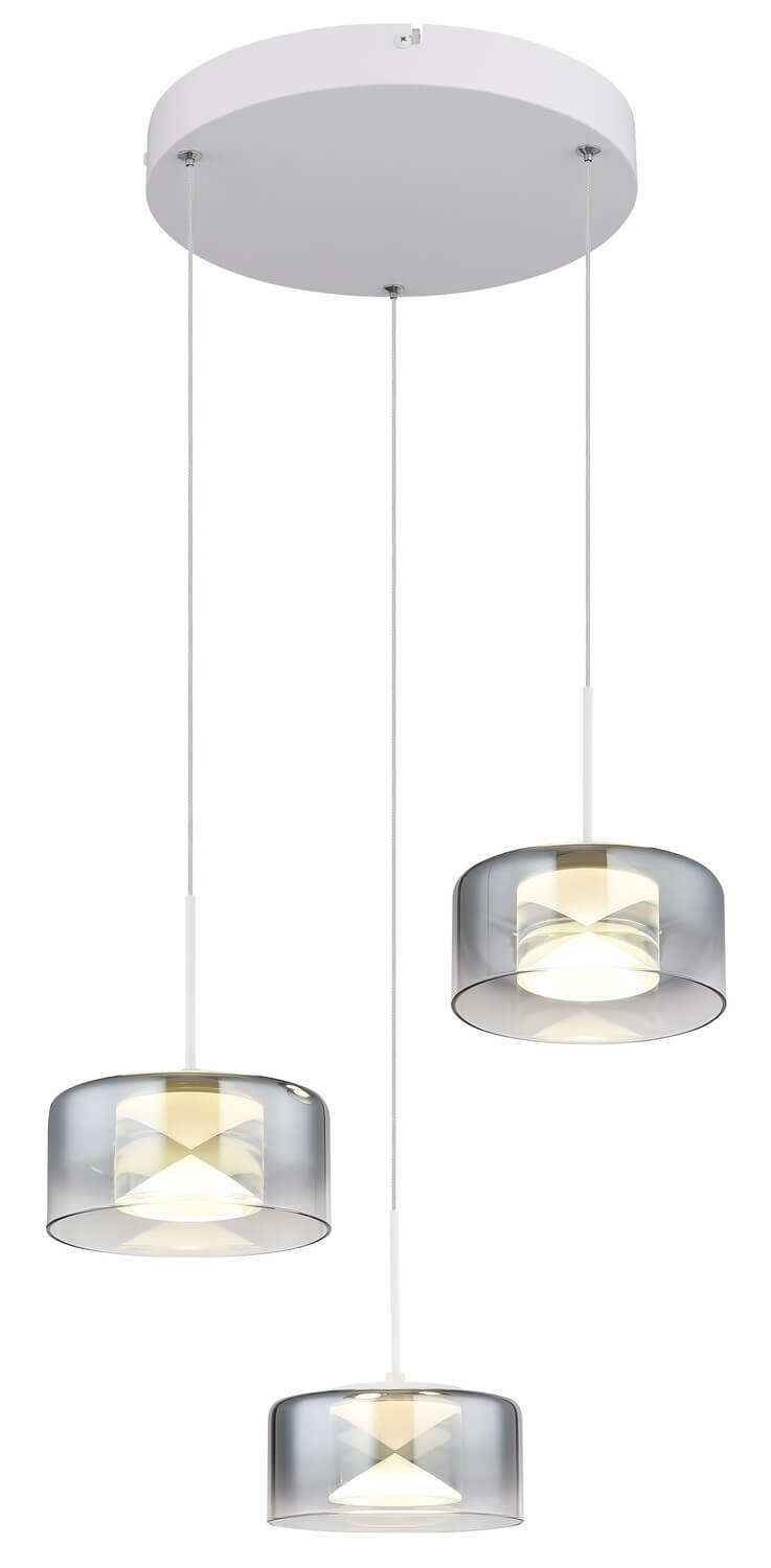 Suspension Belinda blanche (16024-3WR)