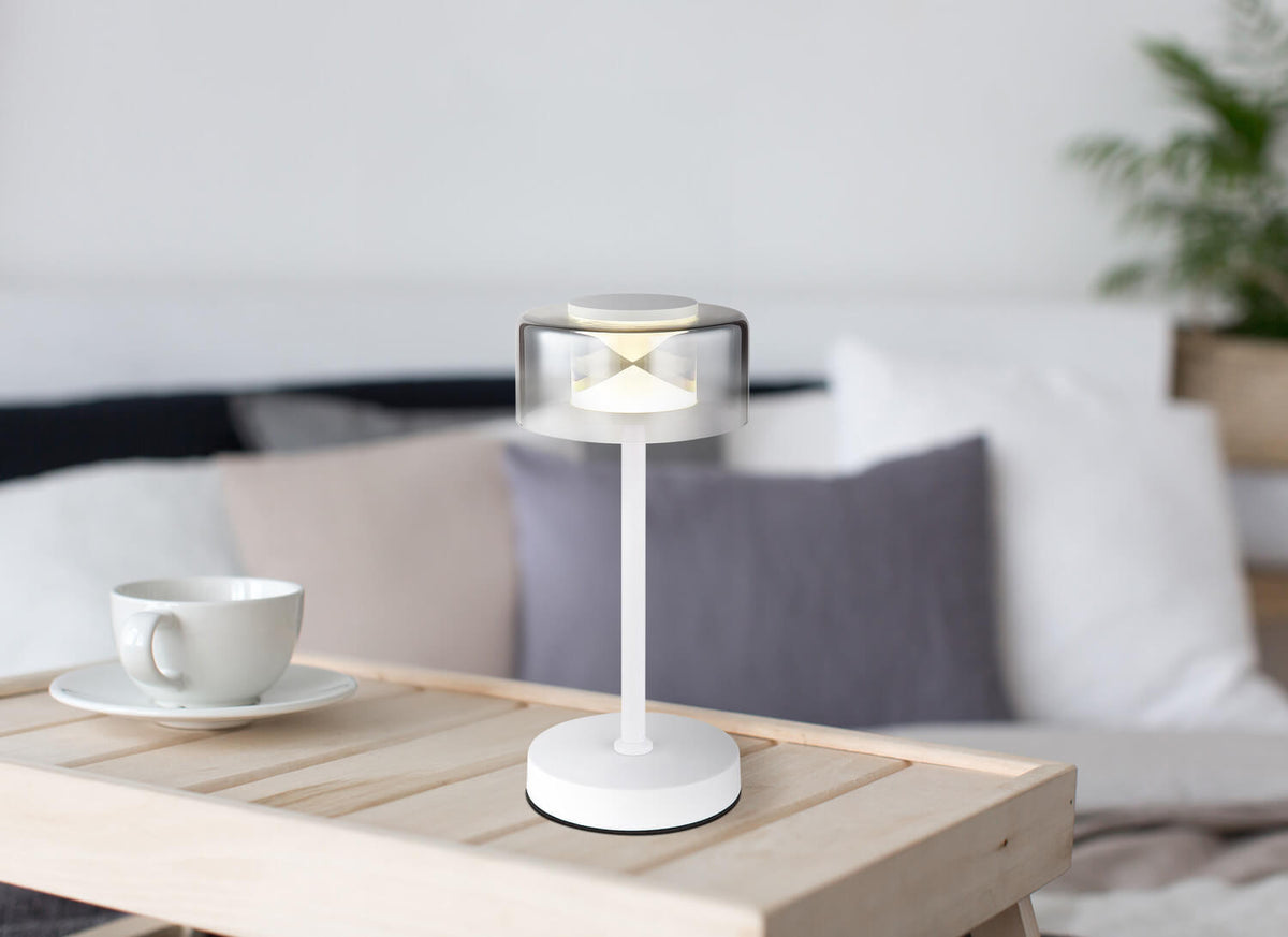 Lampe à poser Belinda blanche