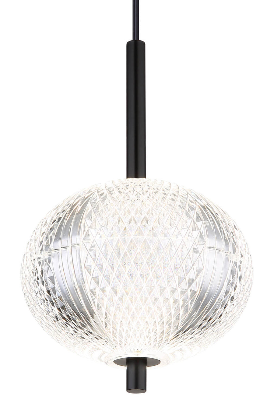 Suspension Aida noire mat, H 120 cm (16042H)