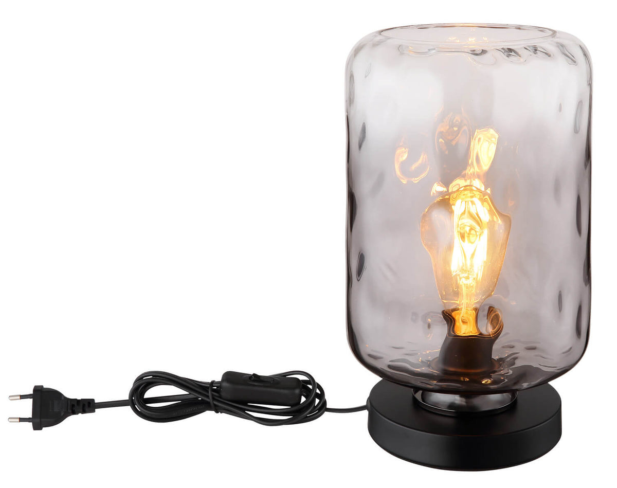 Lampe à poser Darina noire mat (16046TS)