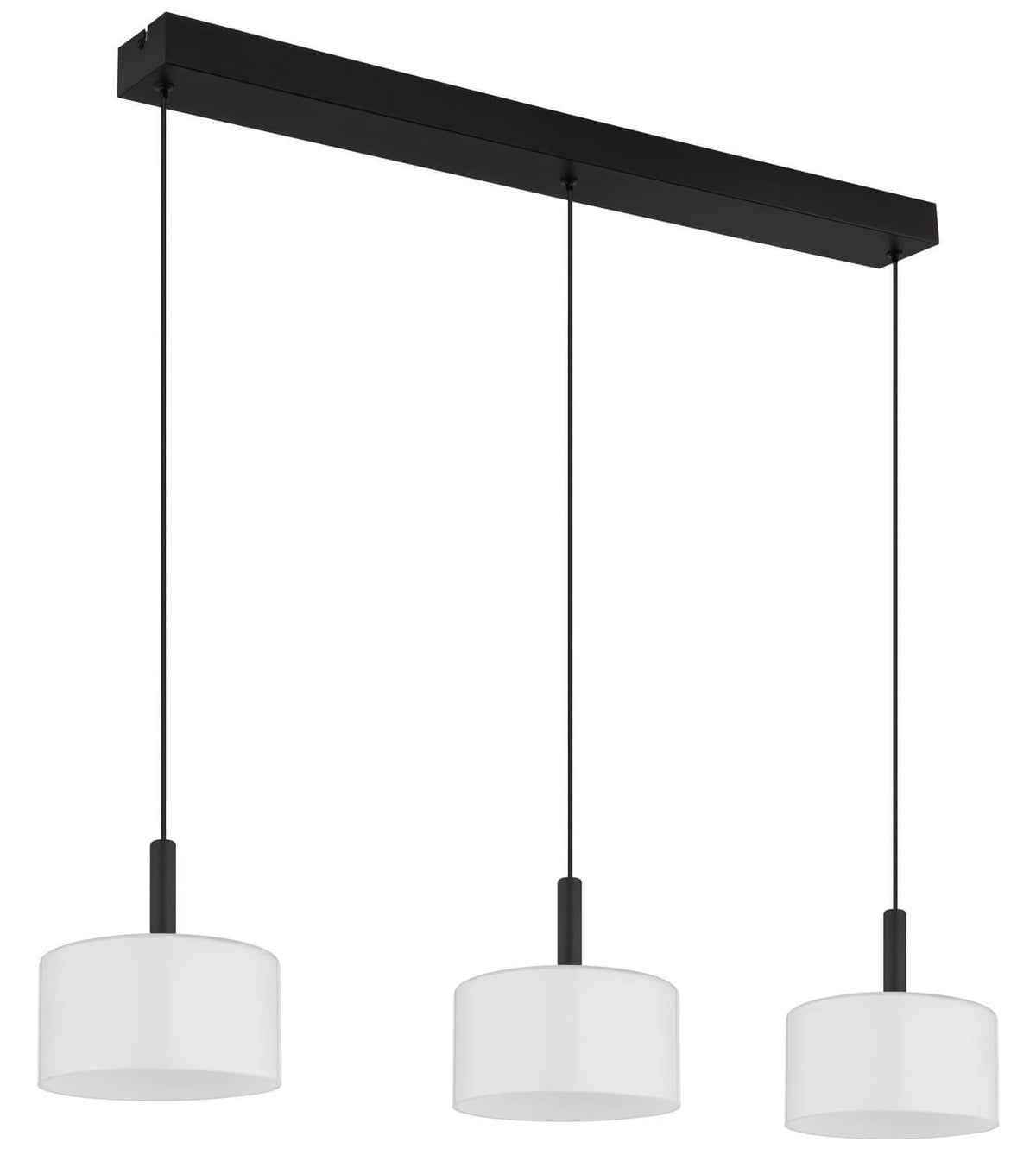 Suspension Trenton noire mat