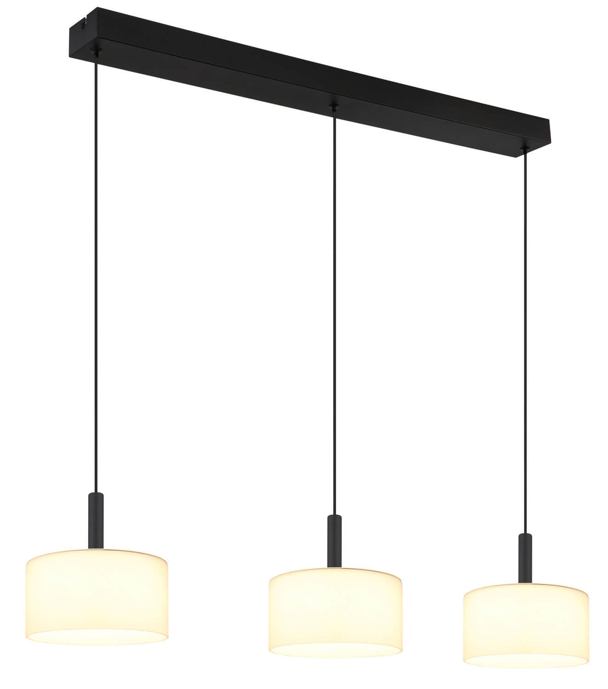 Suspension Trenton noire mat