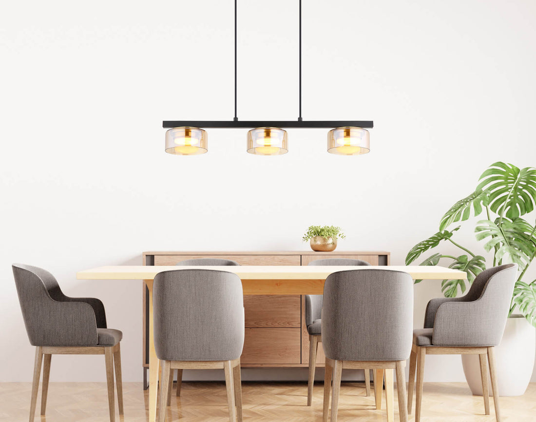 Suspension Higgins noire mat (16055-3HG)