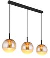 Suspension Severin noire mat, H 130 cm (16057-3H)