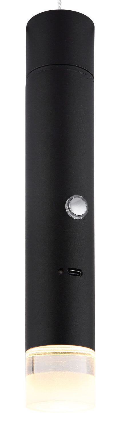 Suspension Pelo noire mat