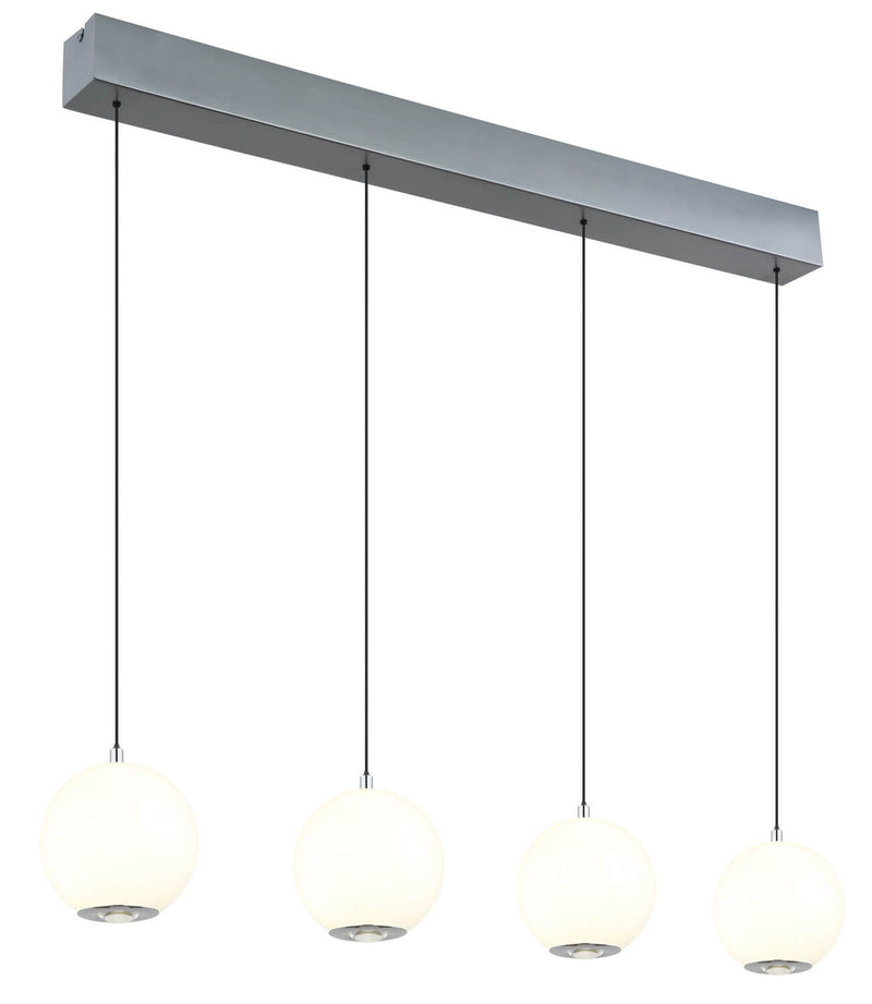 Suspension Simmons grise, H 150 cm (16062-4H)
