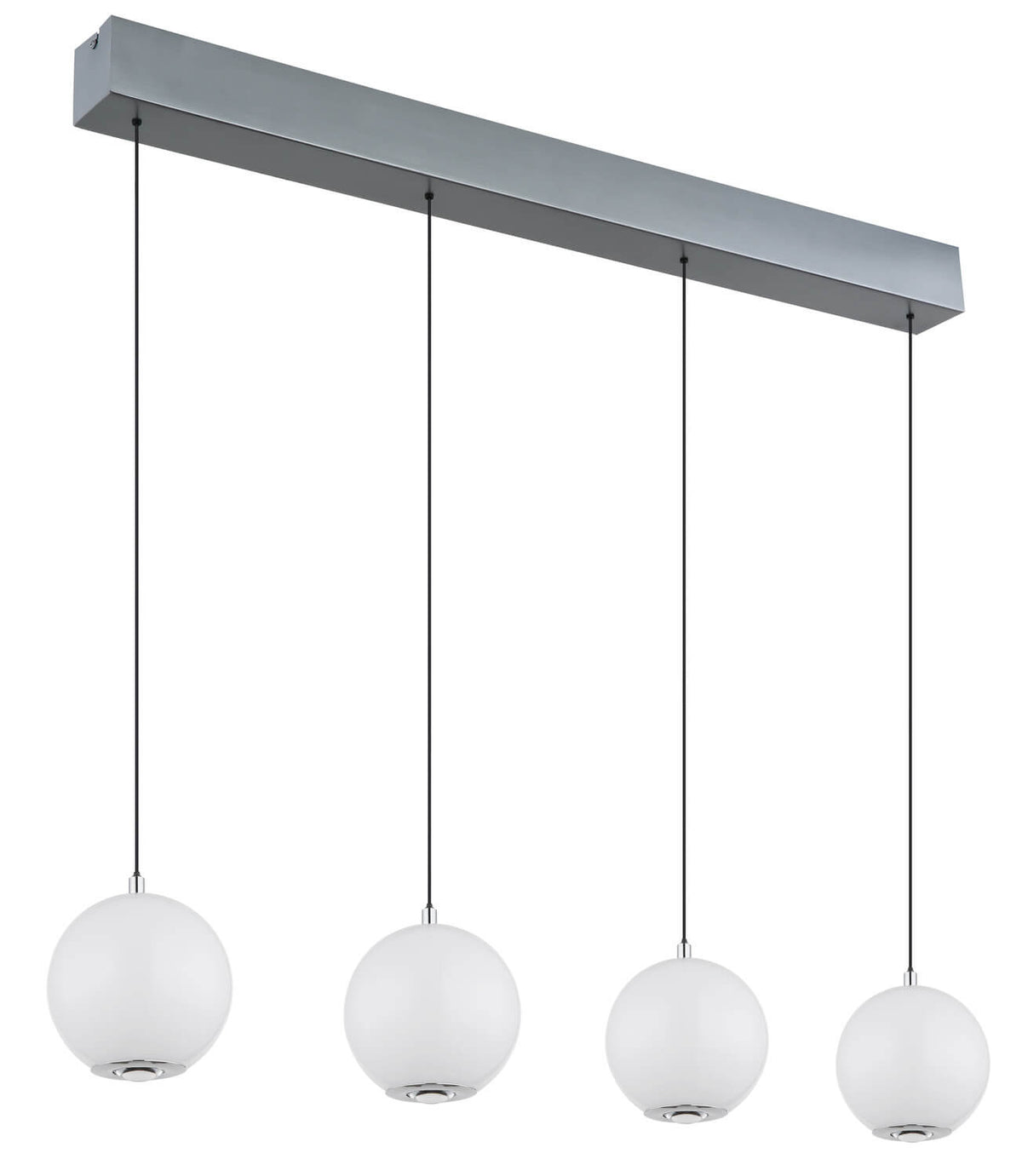Suspension Simmons grise, H 150 cm (16062-4H)