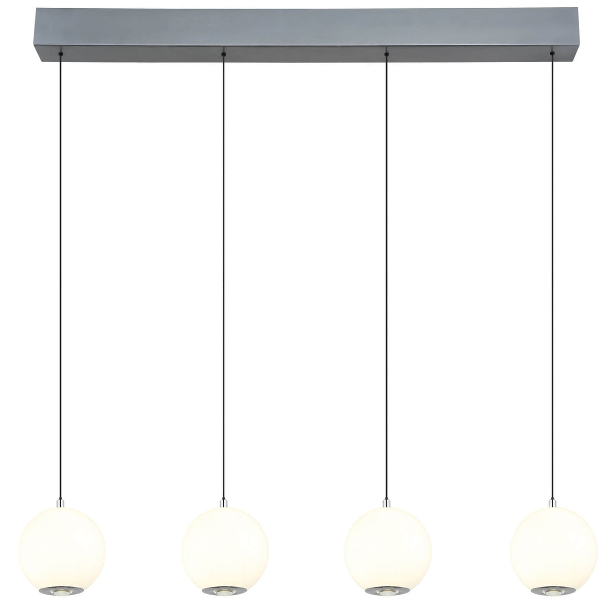 Suspension Simmons grise, H 150 cm (16062-4H)