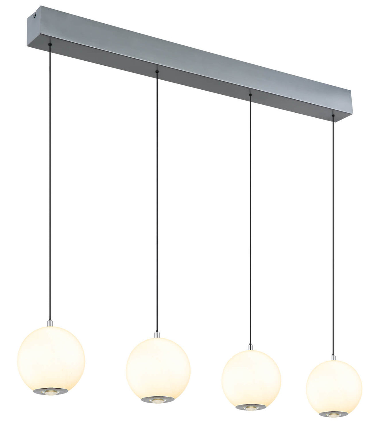 Suspension Simmons grise, H 150 cm (16062-4H)