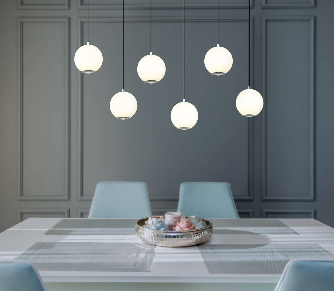 Suspension Simmons grise, H 150 cm (16062-6H)