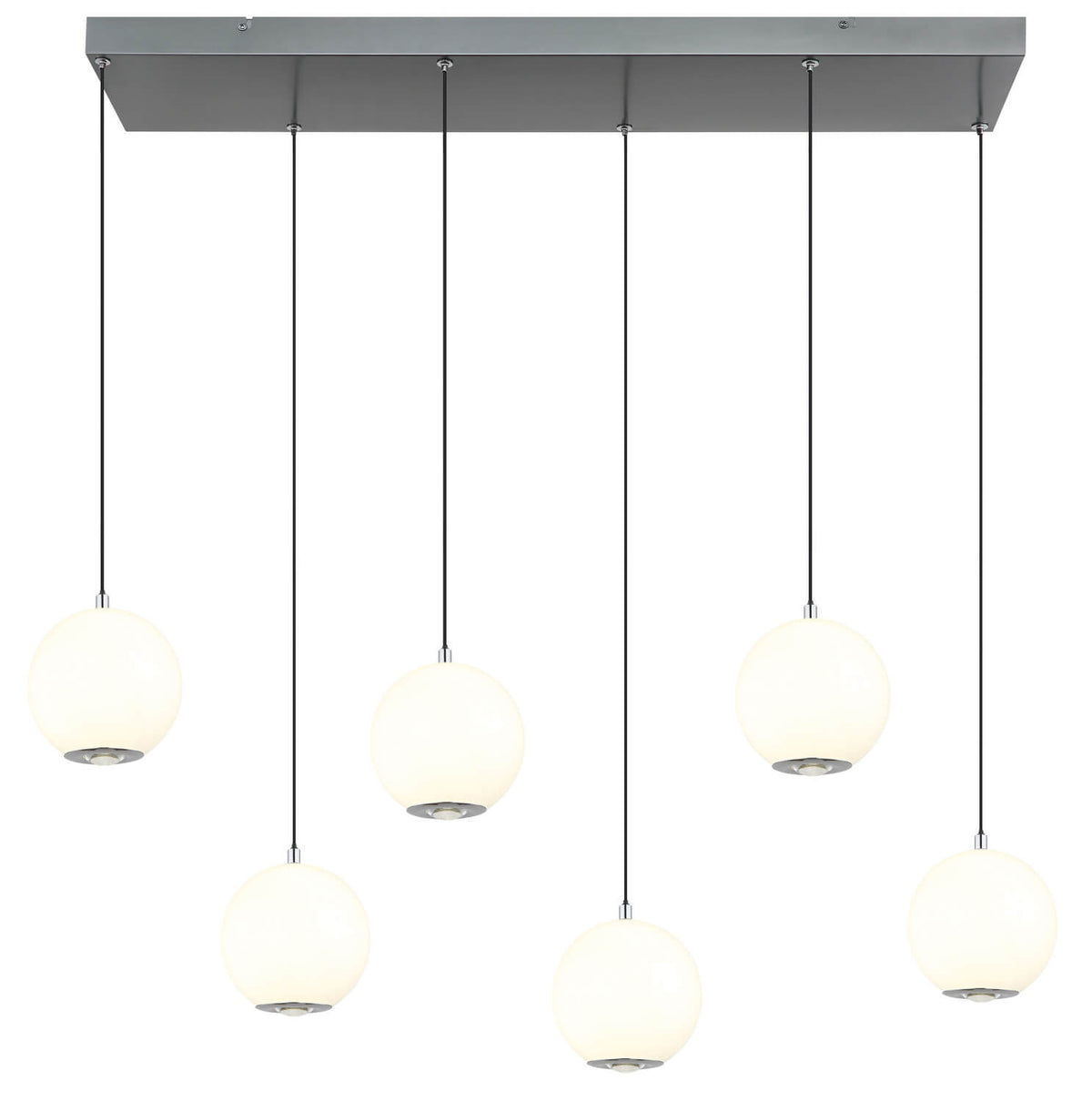 Suspension Simmons grise, H 150 cm (16062-6H)