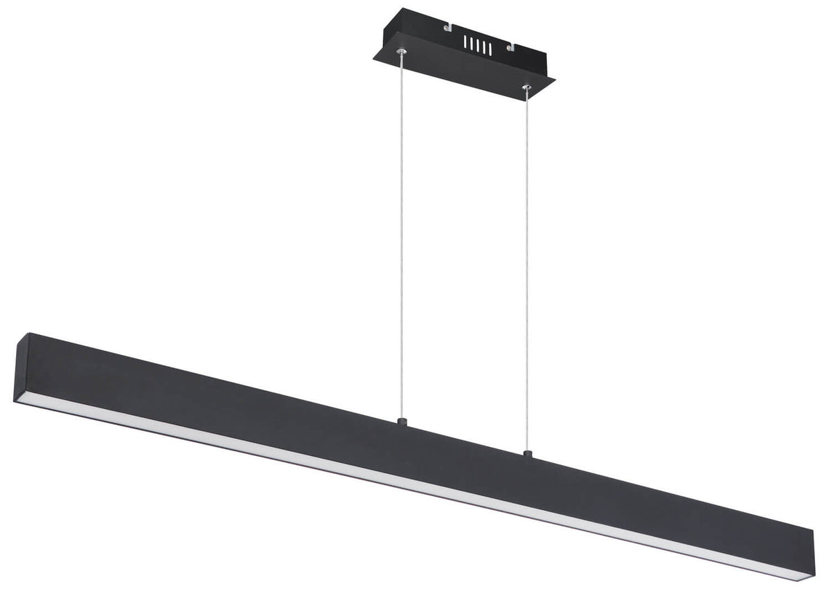 Suspension Verena noire mat