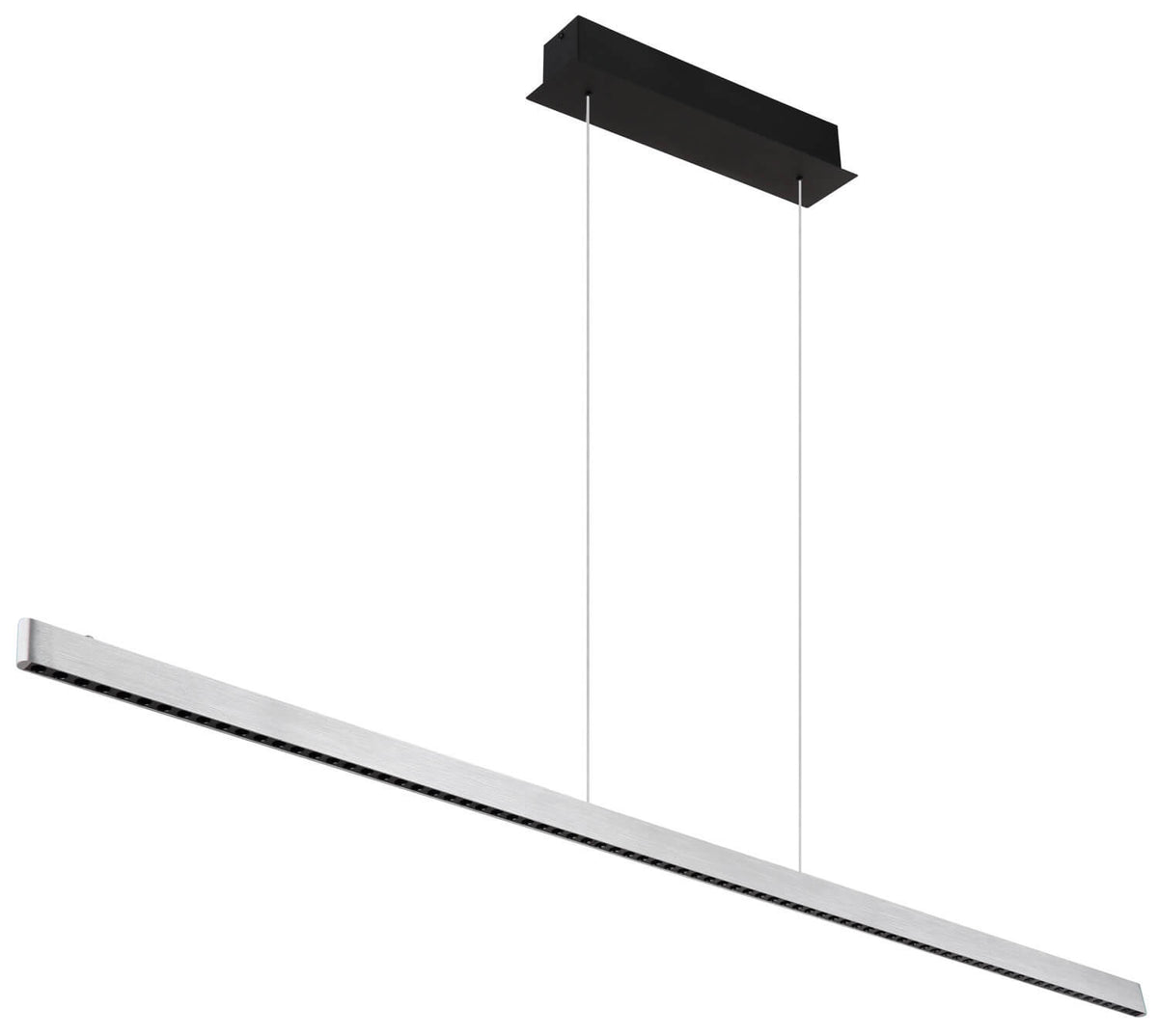 Suspension Dentsy noire mat, L 150 cm