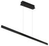Suspension Dentsy noire mat, H 120 cm (17013HB)