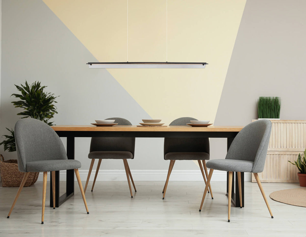 Suspension Muriella noire mat