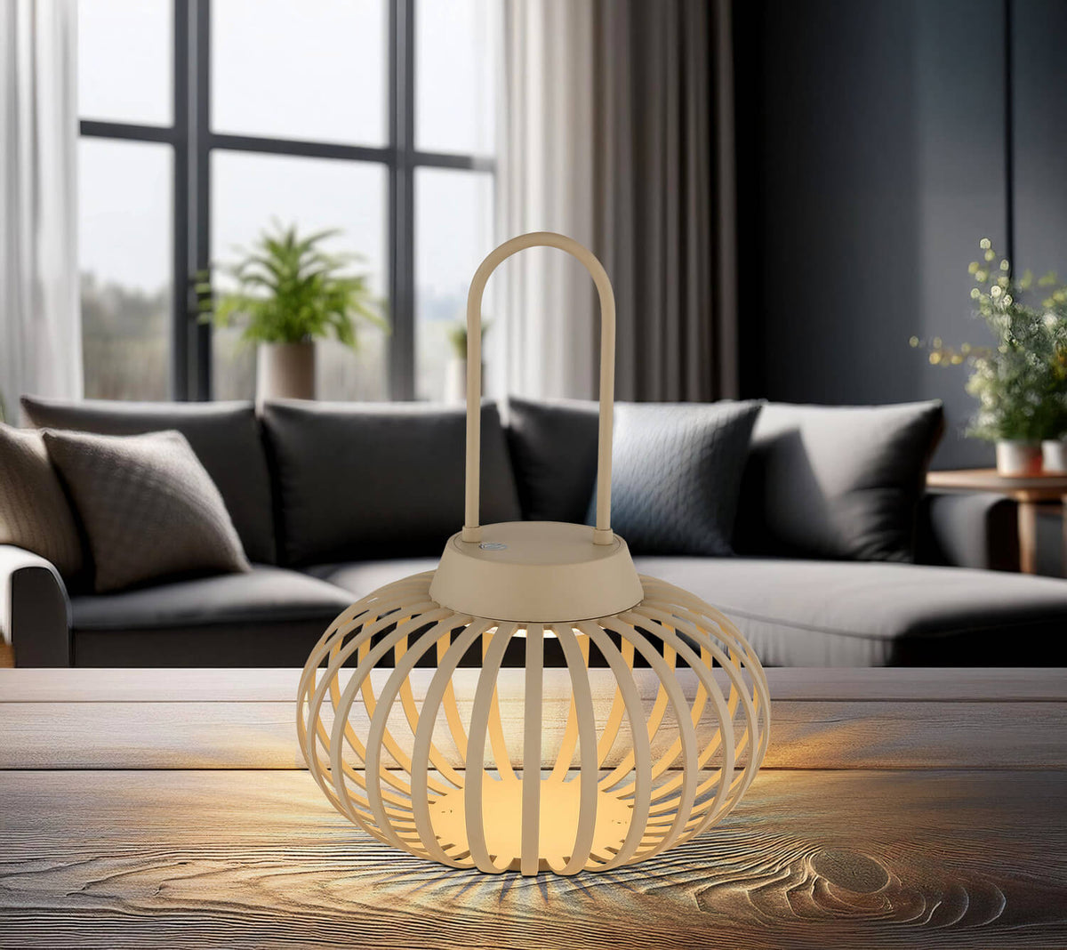Lampe à poser Allegra beige