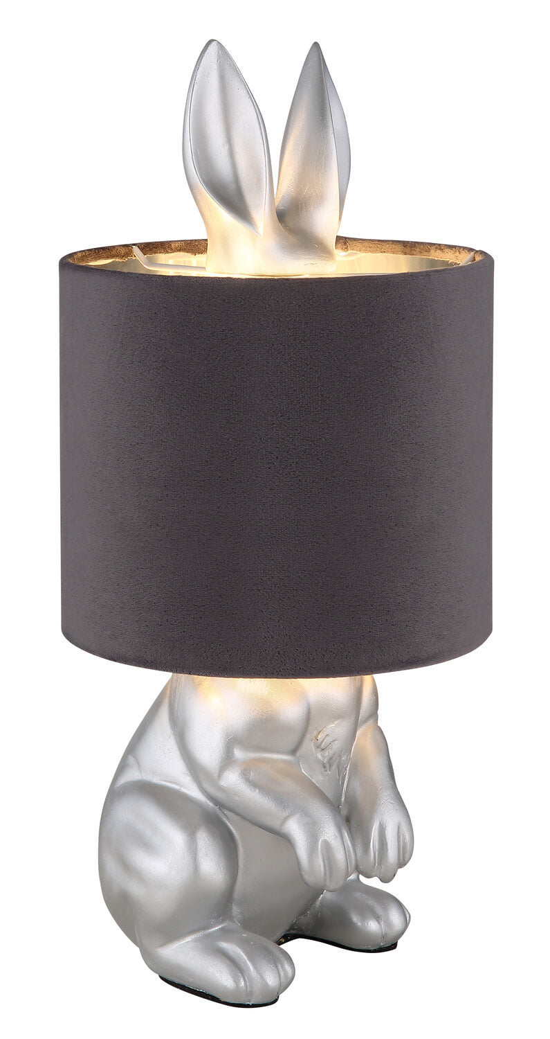 Lampe à poser Rabbit argentée