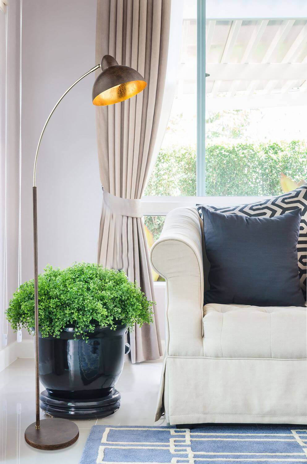 Lampadaire Anita rouille