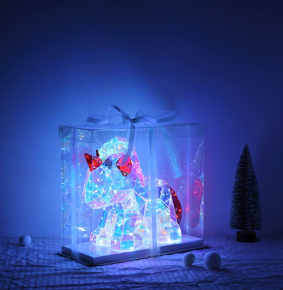 Lampe à poser Brondar transparente, L 30 cm (28088GL)