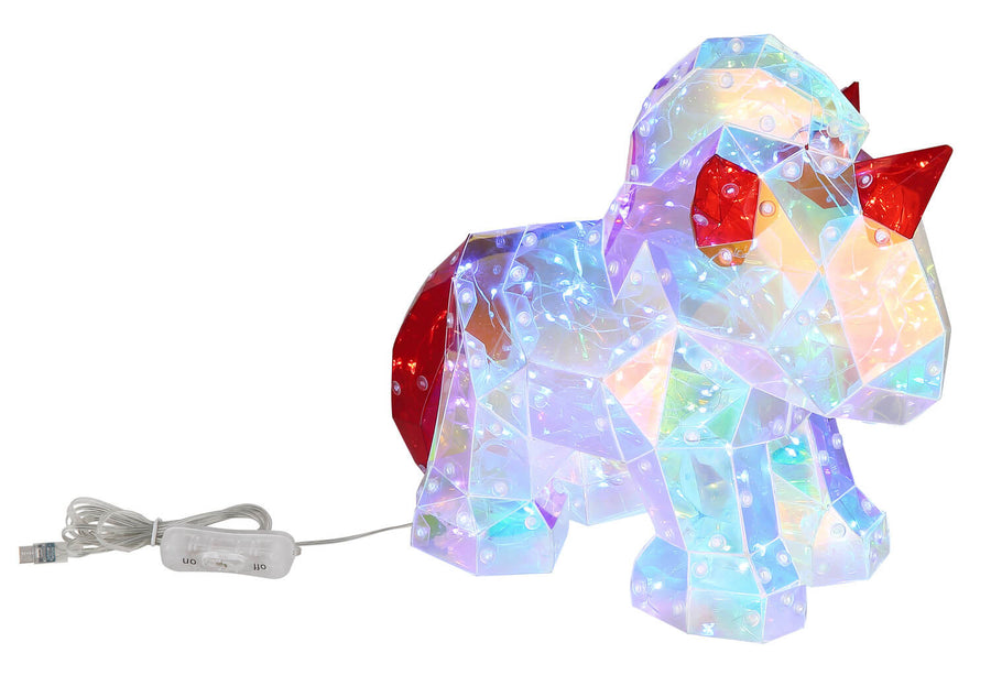 Lampe à poser Brondar transparente, L 30 cm (28088GL)
