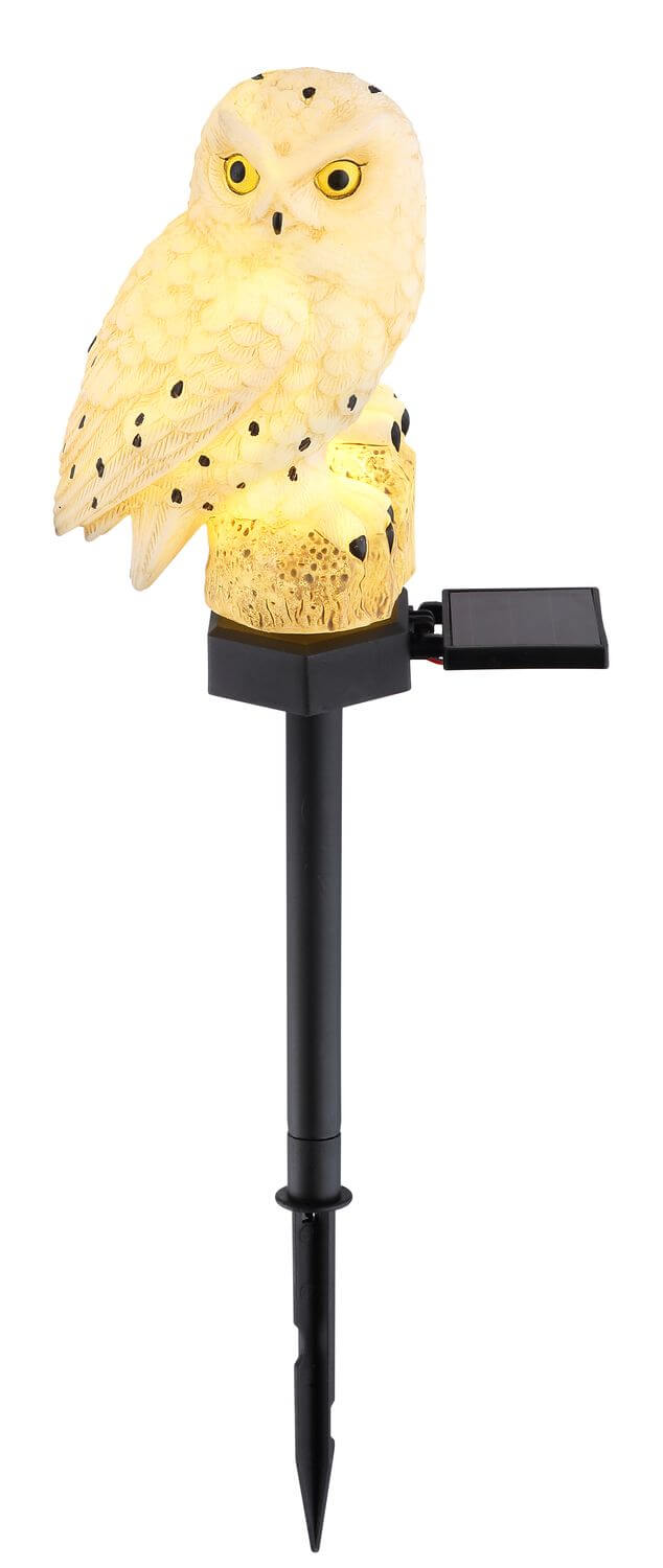 Luminaire extérieur noir, H 44 cm
