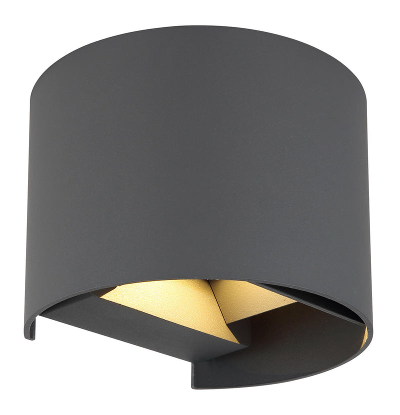 Luminaire extérieur Veronika anthracite et aluminium, L 13,7 cm