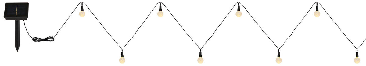 Guirlande lumineuse Solar noire mat
