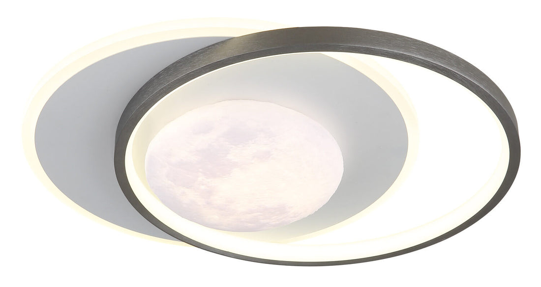 Plafonnier Moon noir mat