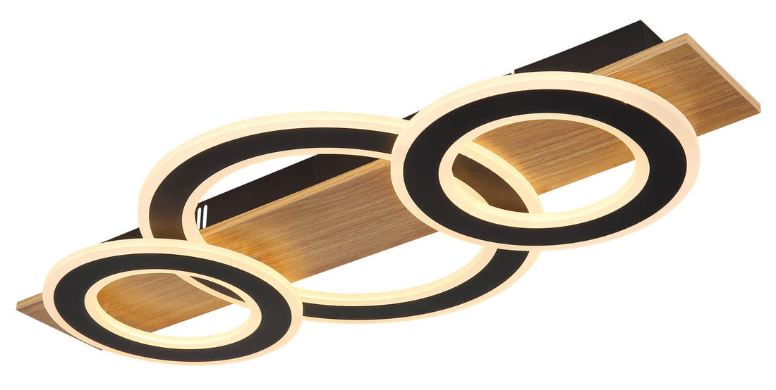 Plafonnier LED | Jayden Bois L 73 cm