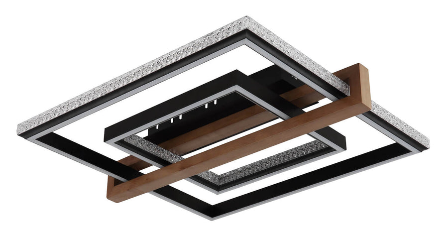 Plafonnier Deloris noir mat (48137)