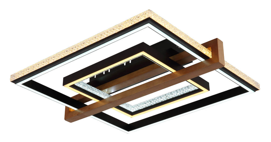 Plafonnier Deloris noir mat (48137)