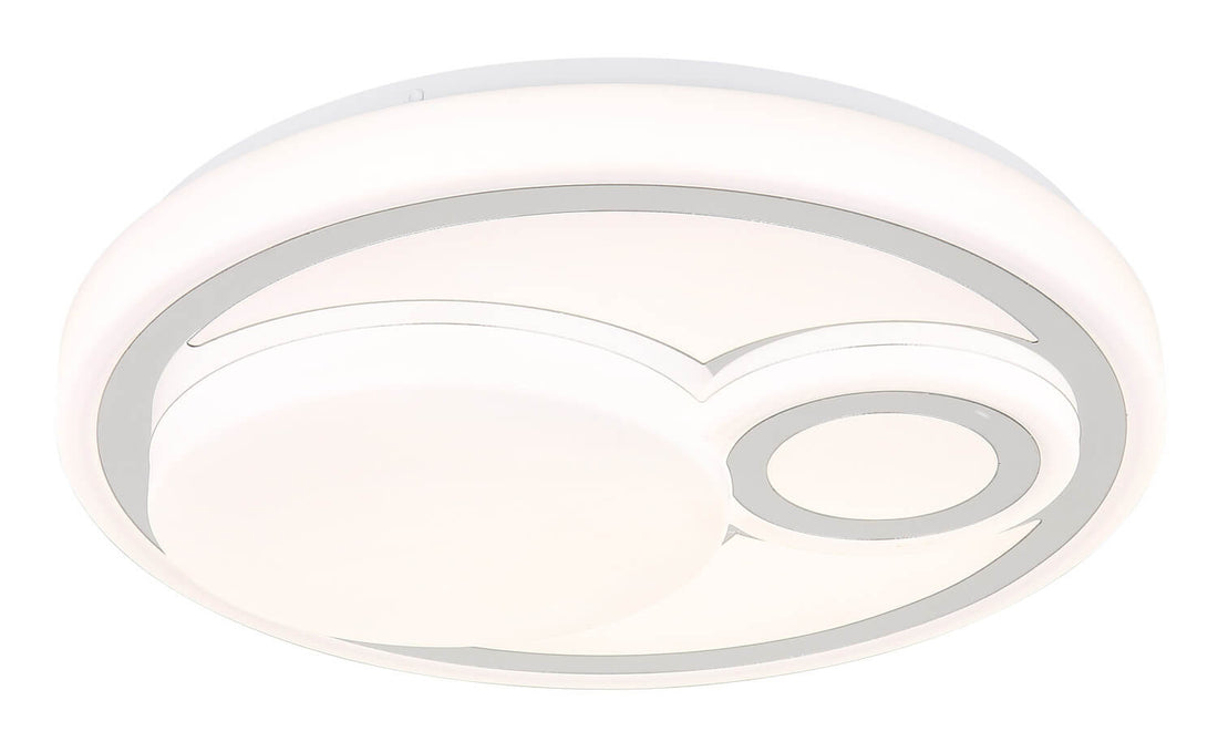 Plafonnier Ruiz blanc mat, Ø 38 cm