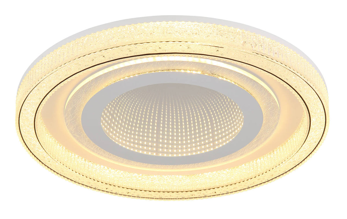 Plafonnier Alsuna blanc mat