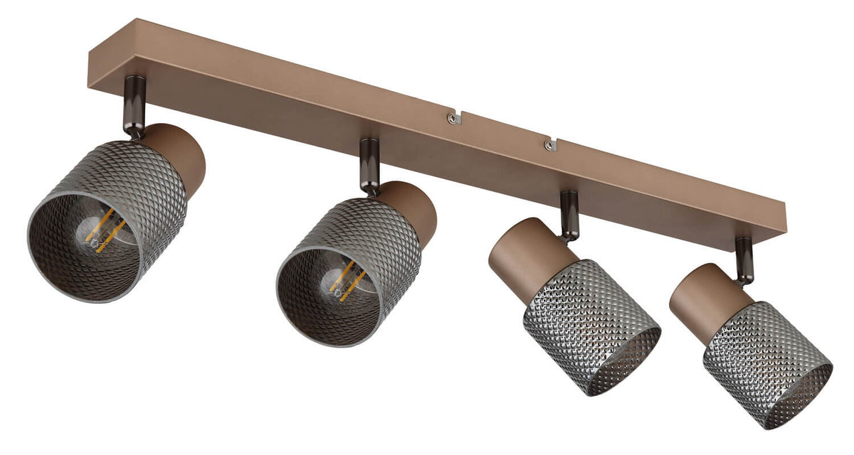 Spot Satella marron, L 56 cm