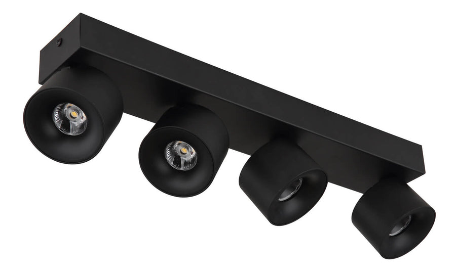 Spot Rae noir mat, L 45,5 cm