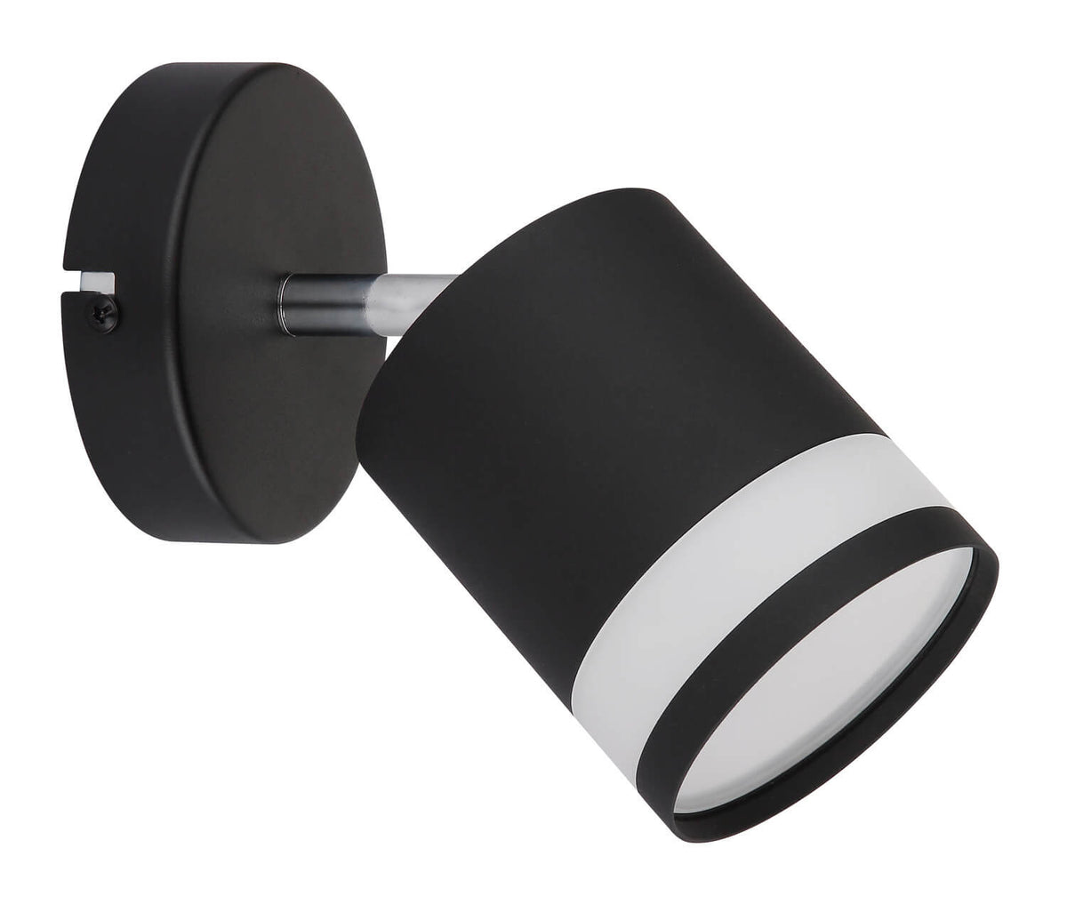 Spot Lucero noir mat, L 18,5 cm