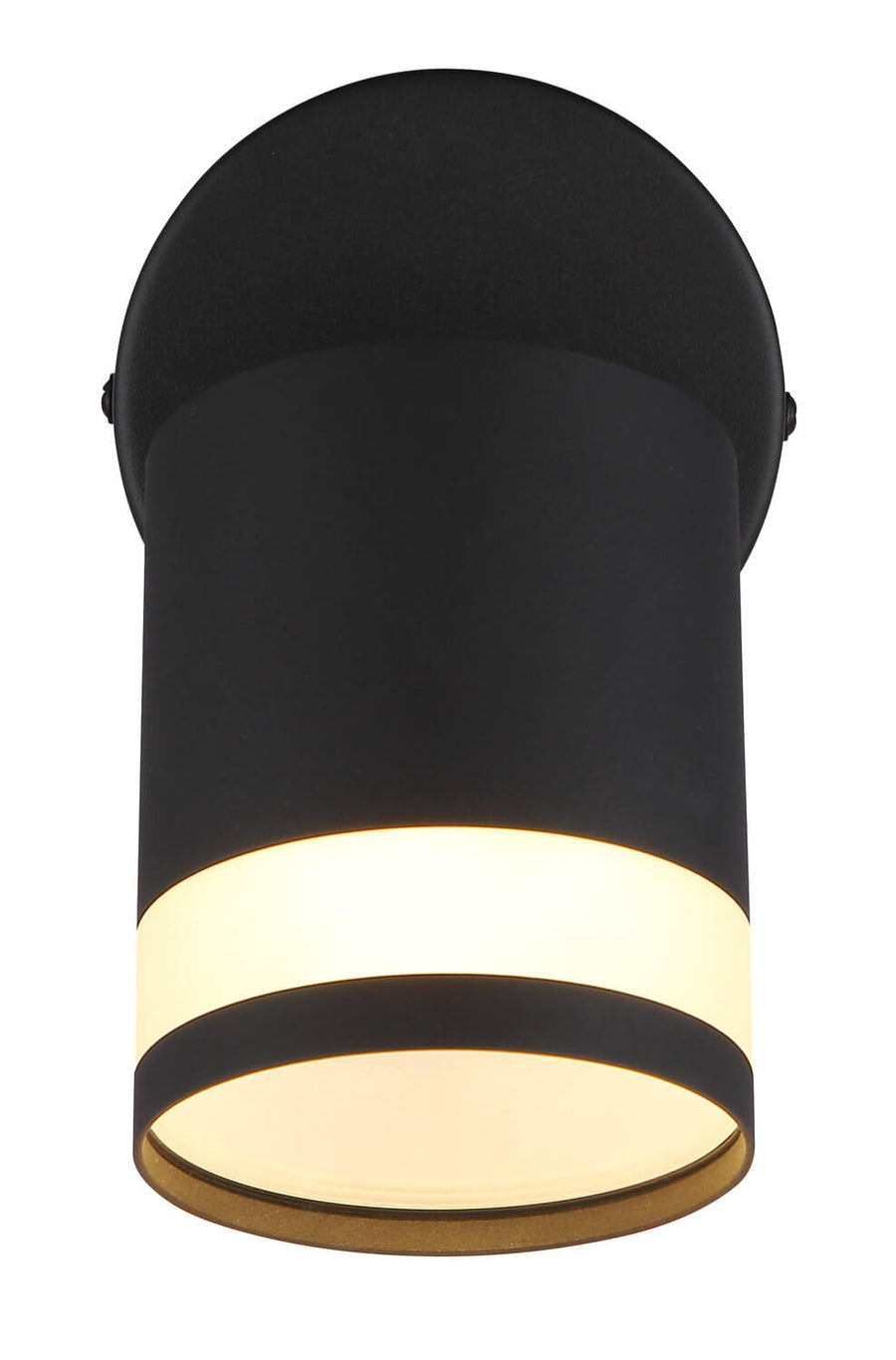 Spot Lucero noir mat, L 18,5 cm