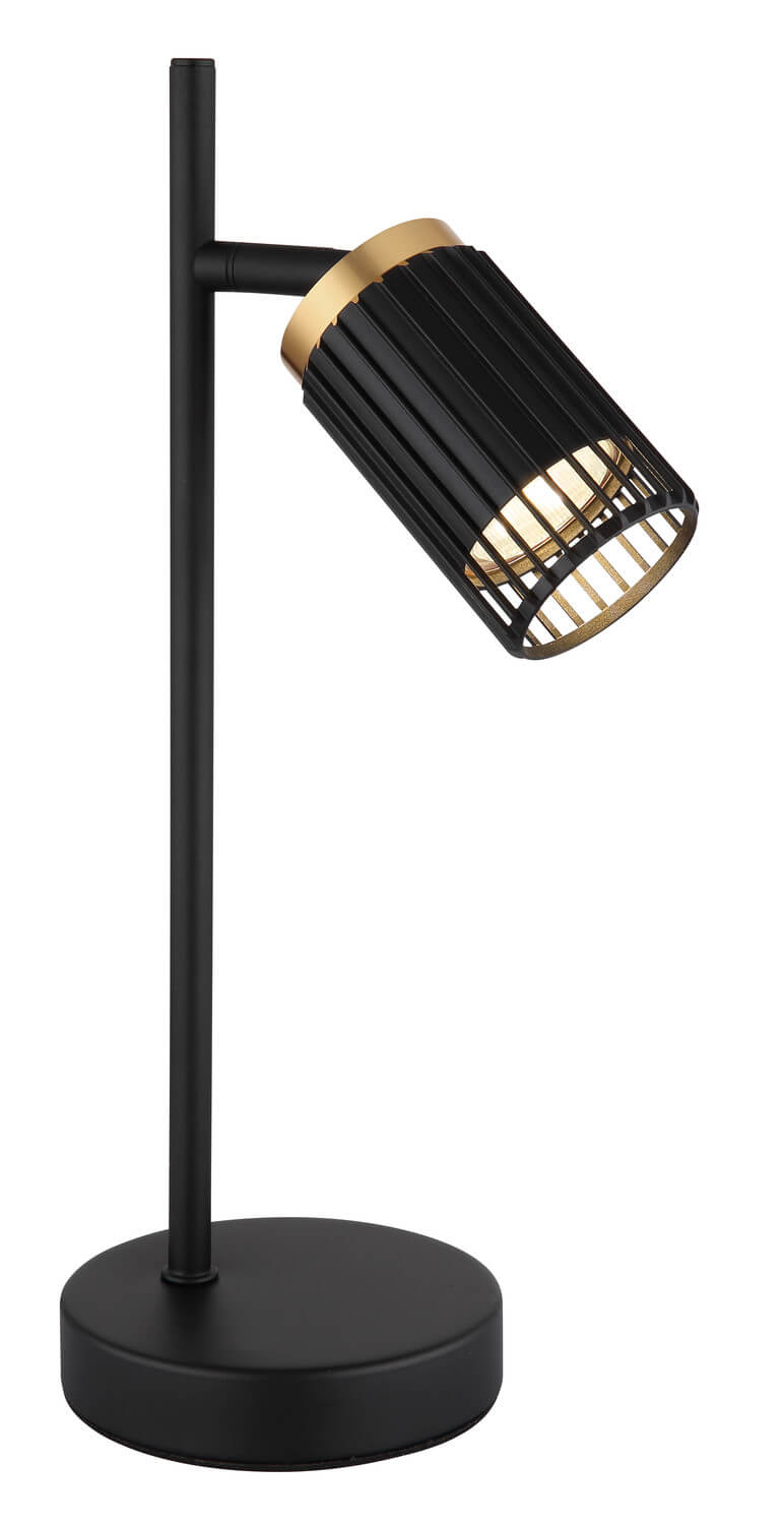 Lampe à poser Korben noire mat