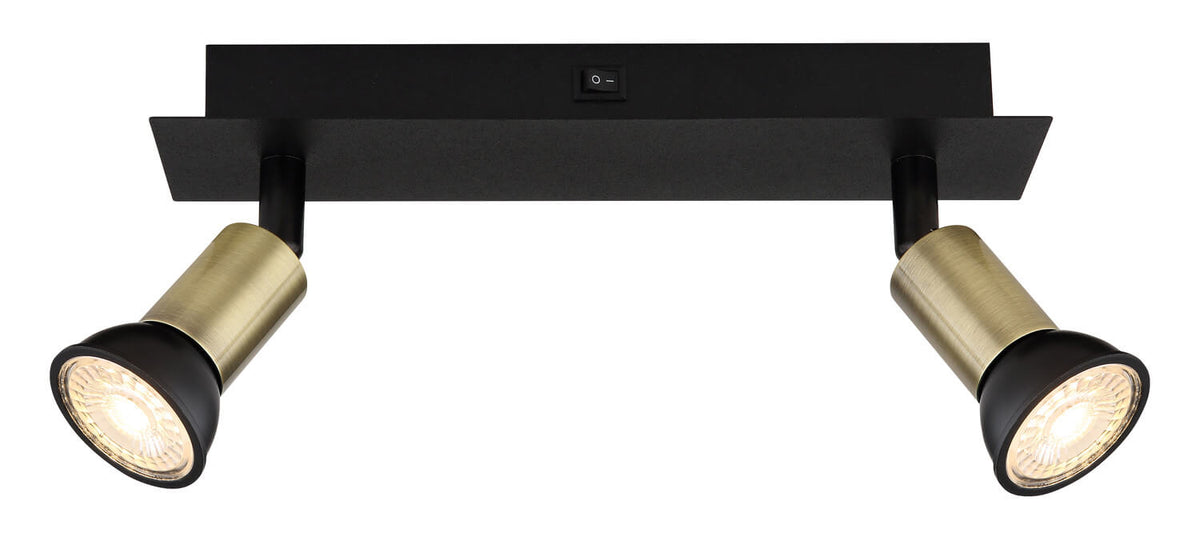 Spot Drew noir mat, L 25 cm