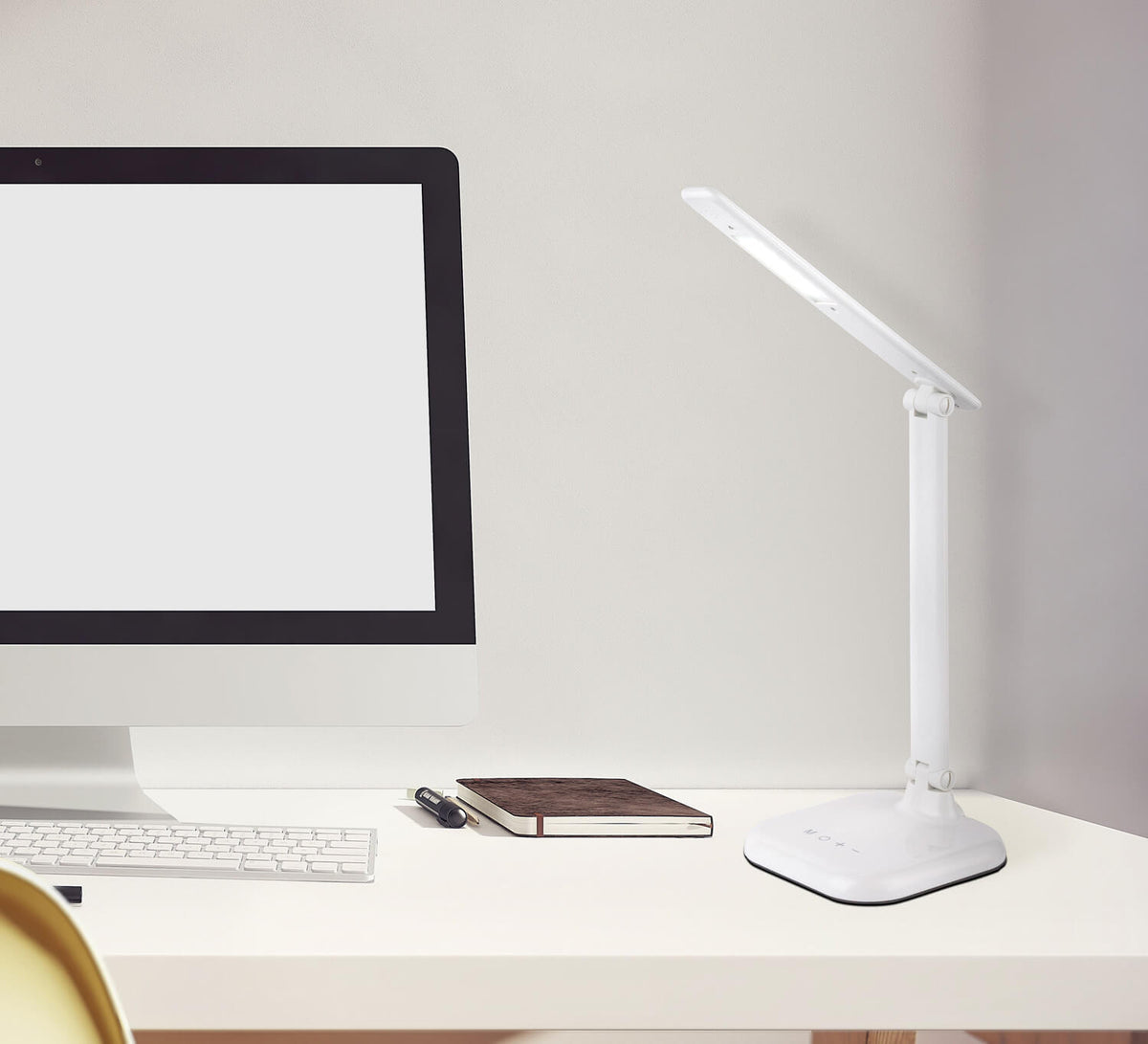 Lampe à poser Davos blanche