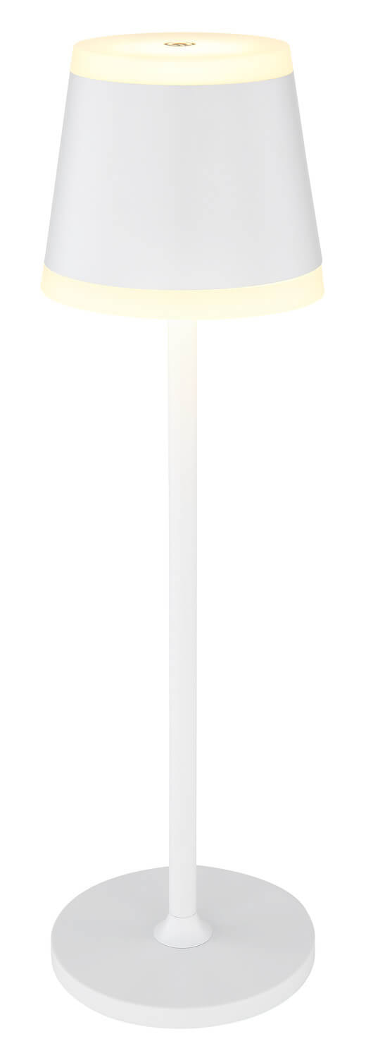 Lampe à poser Ridley blanche mat